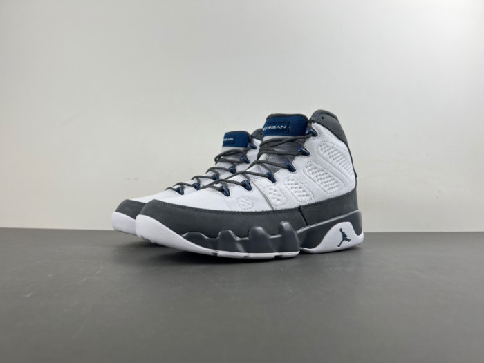 Air Jordan 9 “Flint Grey”Color: White/French Blue-Flint Grey HV4794-100